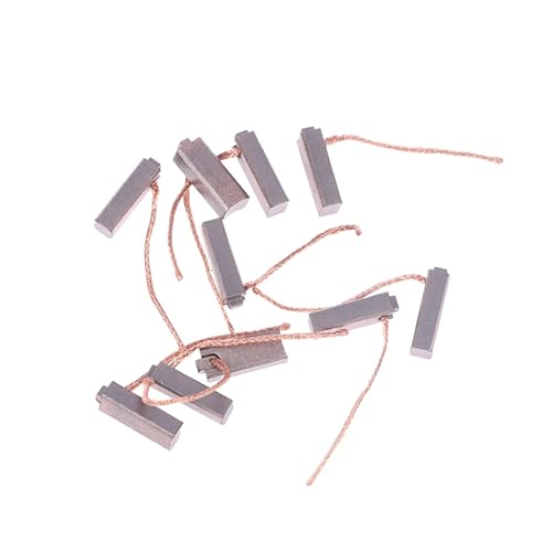 Szczotki węglowe do silników, Opakowanie 10 miedzianych szczotek węglowych do generatora elektrycznego 5x7x19 mm do alternatora samochodowego