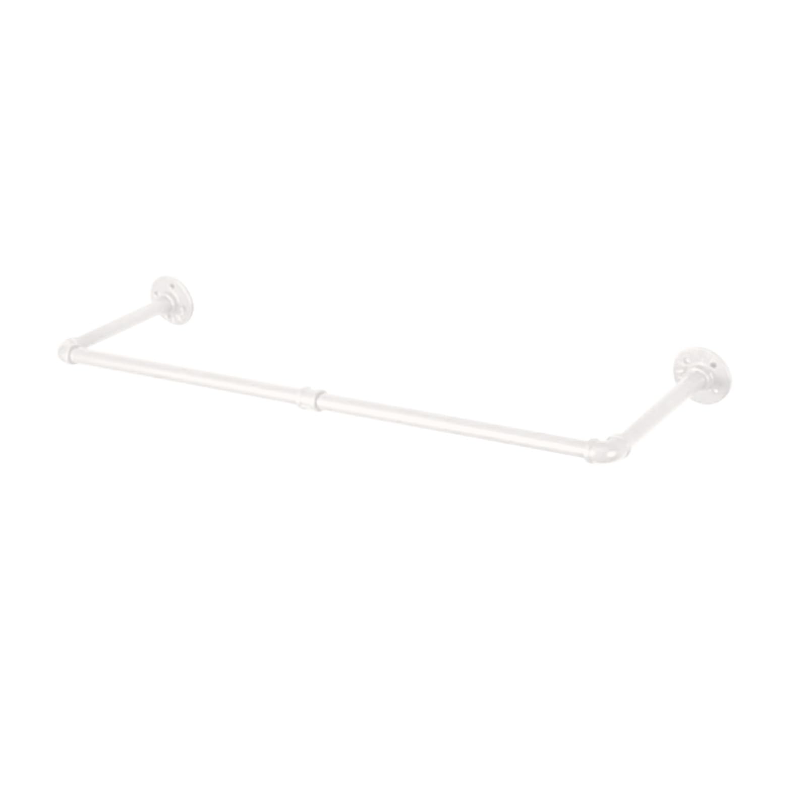 Iron Bar Wall-Mounted Hanger Bar, Width 60/90/120/180cm, Steel, Load Capacity 15/60KG, Hanging Bar, Hanger Pipe, Ceiling Mount, Iron Bar, Clothes Drying, Hanging Bar, Suspension, Storage, Indoor