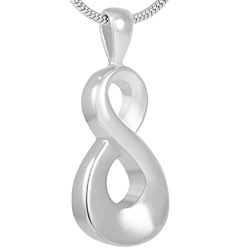 Casket Etcetera Infinity Always Funeral Jewelry Urn Necklace Pendant Stainless Steel Pendant For Memorial For Women Keeps Your Love Ones Ashes Safe Casket Etcetera Infinity Always Funeral Jewelry Urn Necklace Pendant Stainless Steel Pendant For Memorial For Women Keeps Your Love Ones Ashes Safe