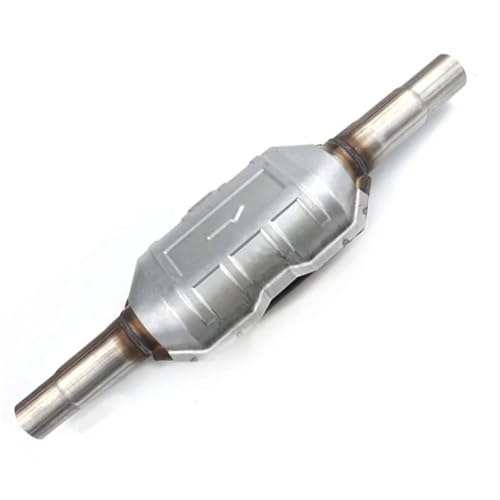 Catalizador universal de acero inoxidable para coche con tubo de escape de 60 cm y entrada de 45-55 mm