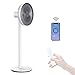 Dream Maker Ventilatore a Piantana Motore DC Silenzioso Ventilatore Della Velocità Infinitamente Variabilea Batteria Senza Fili, Ventola Regolabile in Altezza con Telecomando e Controllo Dell'app