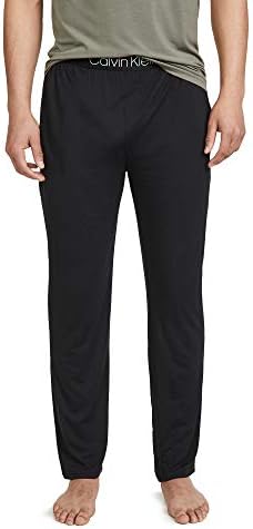 Calvin Klein Men's Ultra Soft Modal Pants, Black, L