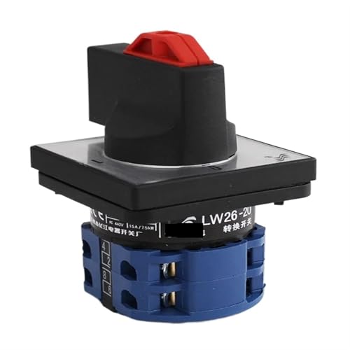 Interrupteur à came rotatif LW26-20 C04/2 universel de 20A et 690V pour coupure moteur