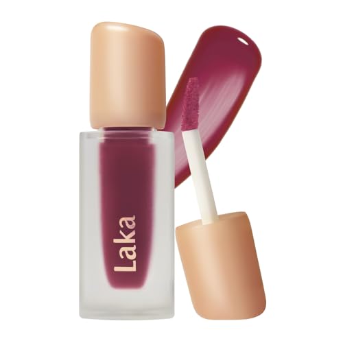Image of Laka Fruity Glam Tint | Glowing Korean Lip Tint with Hydrating Lightweight Texture | Buildable Color, Non-Sticky High Shine Gloss | K-Beauty Korean Makeup | #178 Flapper, 0.15oz