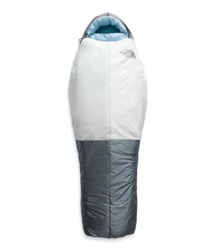 THE NORTH FACE Women's Cat's Meow Eco Sleeping Bag, Beta Blue/Tin Grey-NPF, Long Right Hand