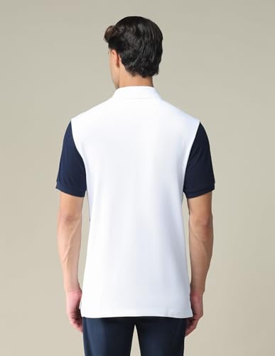 Image of U.S. POLO ASSN. Solid Slim Fit Polo T Shirts for Men - 100% Cotton, Half Sleeves Mens Tshirt