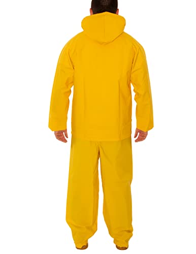 Image of Tingley S53307 Industrial Work PVC Waterproof 3-Piece Suit, Yellow