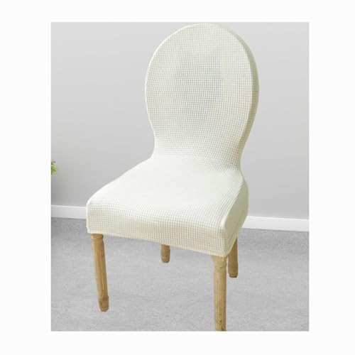 Buaogdvg Coprisedie Elasticizzati Con Schienale Rotondo, Set Da 2/4 O 6 Coprisedie For Sala Da Pranzo, Coprisedie Moderni For La Decorazione Della Cucina Del Ristorante(Q,2Pcs)