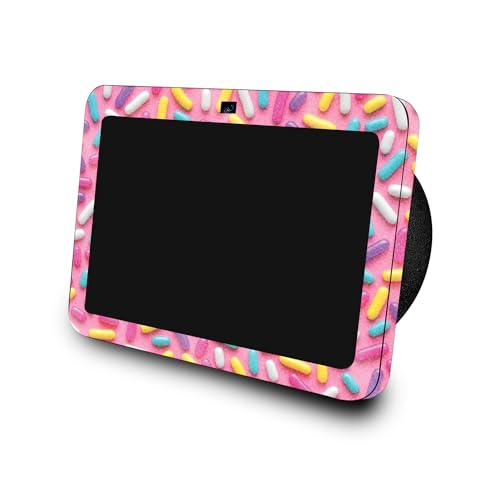 Glossy Glitter Skin Compatible with Amazon Echo Show 8 (3rd Gen, 2023) - Sprinkles - Premium 3M Vinyl Protective Wrap Decal Cover - Easy to Apply | Crafted in The USA by MightySkins