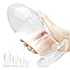 Yasexx Kristall Transparenter Analplug Docking Plug Super GroßEr Analplug Analdilatator Analspielzeug Glas Analplug Analmasturbator Geeignet FüR MäNner Und Frauen Butt Plug Glasdildo Glas Plug(S) #4