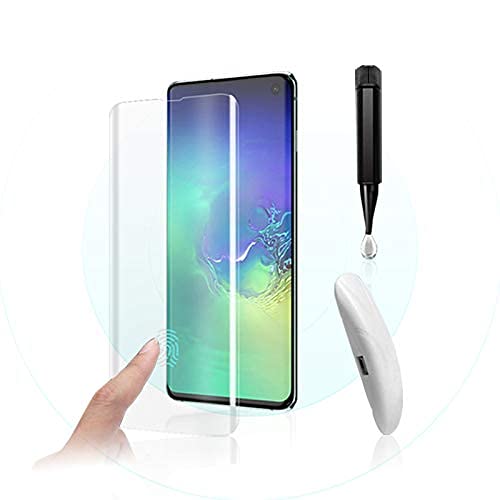 Image of Tempered Glass Screen Protector Compatible For Samsung Galaxy Note 10 Lite Cellphone With Edge-to-Edge Protector And With Easy Installation Kit