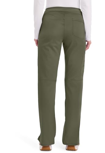 Image of Cherokee Women Scrub Pant with Straight Leg Pull-on Pant Medical Bottom with 4 Pocket & 2-Way Stretch Fabric - WW110