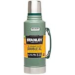 Stanley 1913 Classic Legendary Thermal Flask 1.9L - Keeps 32 Hours Hot Or Cold - Stainless Steel Insulated Bottle - BPA-Free - Dishwasher Safe - Leakproof Lid Serves As A Cup - Hammertone Green