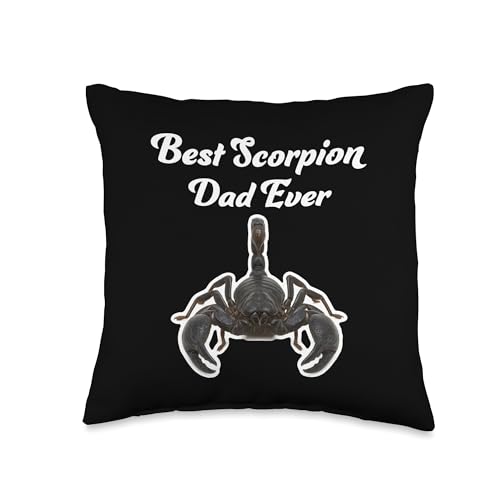 Best Scorpion Dad Ever - Emperor Scorpions Throw Pillow