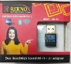Image of Reenox USB Bluetooth WiFi Adapter with Bt 4.0 & AC150Mbps | Wireless USB Network Adapter for Laptop Desktop PC Wi-Fi Dongle Compatible with Windows 10 /7 /8 /8.1 /XP Mac OS X 10.6-10.15.3.