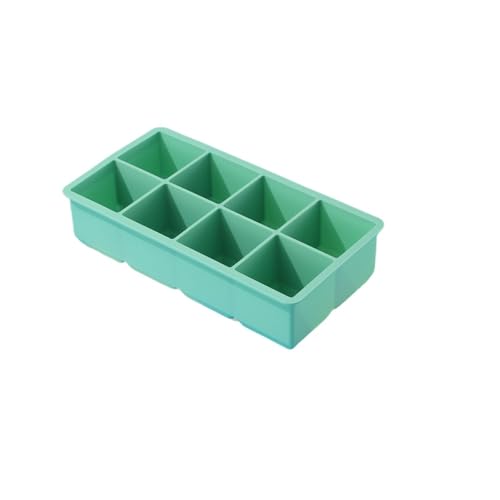 【ChopEase】シリコンフリーザートレイ 1カップ 蓋付き パック 簡単に取り出せるシリコン冷凍スープアイスキューブ 冷凍庫型 冷凍保存用 スープ/ソース/残り物用 -4/6/8グリッド製氷皿完璧なポーションに ホームバークリエイティブスクエアアイスキ