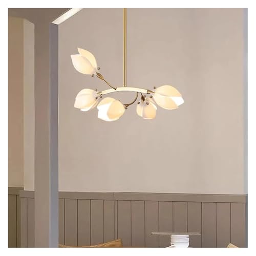 Lustre moderne led anti-éblouissement, suspension dimmable de 50cm
