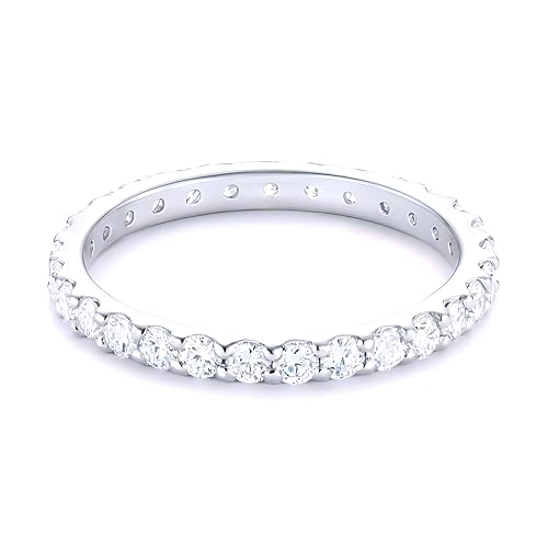 14kt Gold Diamond Eternity Band for Women - Sparkling I-J Color, SI Clarity Natural Diamonds for Timeless Elegance, A Perfect Symbol of Endless Love - Gift for Any Occasion4