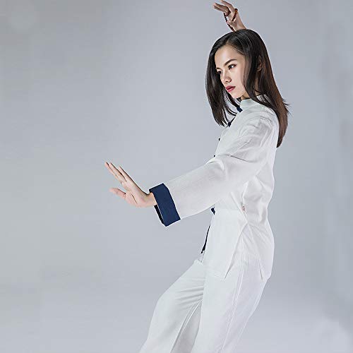 Ksua Womens Martial Arts Uniform Tai Chi Suit Chinese Kung Fu Clothing Cotton Wing Chun Clothes Zen Meditation #TOP4
