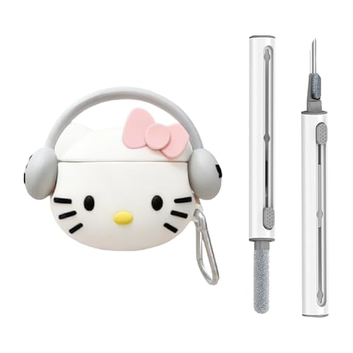 Kit de nettoyage AirPod Pro 3 avec coque de protection blanche sans fil