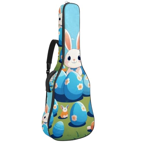 Housse imperméable pour guitare acoustique 41 pouces bleu œuf de Pâques