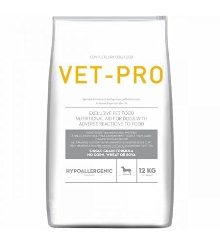Vet Pro Hypoallergenic Dry Dog Food 3Kg - All Life Stages (B0CRQBYKBR) Amazon Price History, Amazon Price Tracker