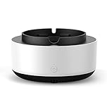 Air purifier ashtray intelligent electronic ashtray for Car Home Office Multifunctional Smokeless Ashtray for Cigarettes Smoker Battery Operated Portable Smart Car Ashtray Smoke Grabber (Grey)/18 ( Co