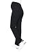 MijaCulture Maternity Cómodo Homewear Casual Yoga Pantalones 3010 (XL, Negro)