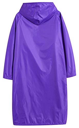 Albornoz largo con capucha cortavientos e impermeable de hombre 2