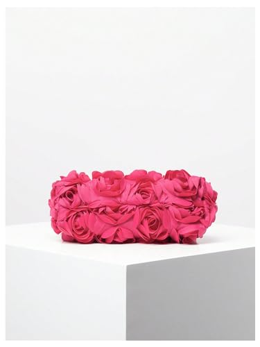 Image of Verdusa Women's 3D Flower Clutch Evening Bag Floral Purses Party Prom Handbags