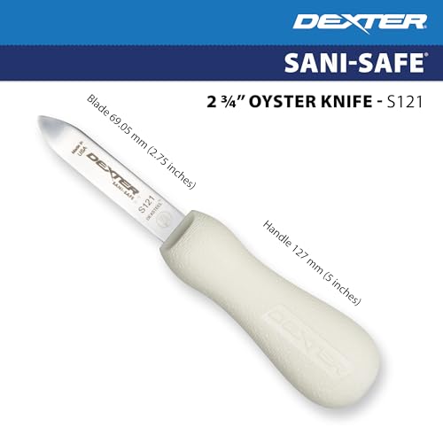 Dexter-Russell New Haven Style Oyster Knife | Sani-Safe | S121 | High-Carbon Stainless Steel view 6