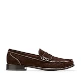 Cole Haan Men's Pinch Grand Casual Penny Loafer, Brown Suede, 10