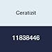 Ceratizit 11838446 Carbide Ecocut Insert, CTCP425 Grade, M50Q Chip Groove, 17.5 mm Insert Size, 16 mm Length, 5.56 mm Thickness, 5.30 mm Hole Diameter, 0.8 mm Corner Radius