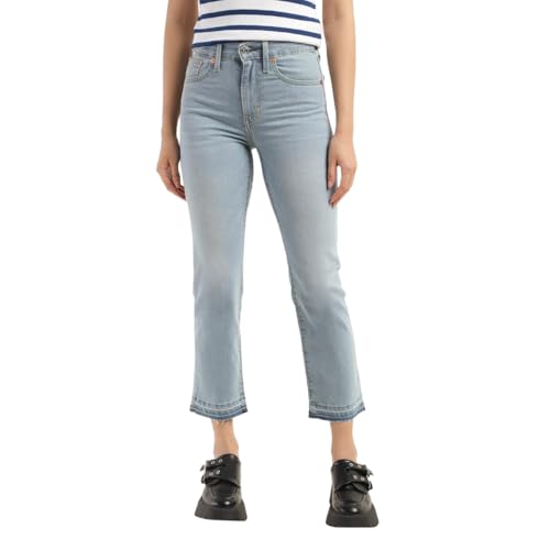 Levi's Women's High Rise 724 Straight Fit Jeans Blue