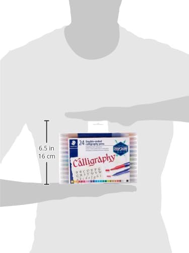 STAEDTLER 3005 TB24 Calligraphy Pens showing dimensions