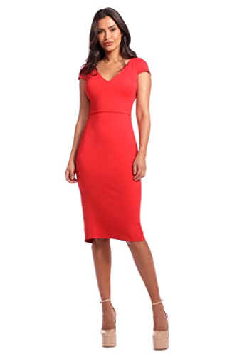 Image of Dress The Population Womens Jaleah Bodycon Midi DressSpecial Occasion Dress