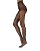 CALZITALY Collant Été Transparent | Collants Invisible avec Effet Rafraîchissant | Naturel, Noir | S, M, L, XL | 7 DEN | Made in Italy (XL, NOIR)