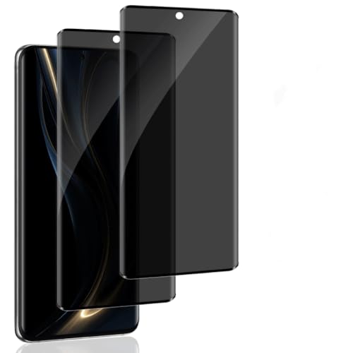[2 Pack] Galaxy S20 Plus Privacy Screen Protector 3D Curved Tempered Glass Anti-Spy 9H Hardness Film for Samsung Galaxy S20 Plus 6.7  [Dont Support Fingerprint Unlock] Scratch Resistant Bubble Free