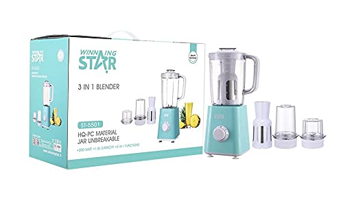 JENY 3 in 1 Food Processor Multi-Function Kitchen Mixer High-Speed Blender/Chopper/Grinder/Juicer System Easy to Clean (1.5 Liter)-image-15