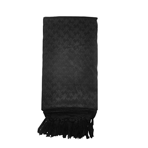 Image of Explore Land Cotton Shemagh Keffiyeh Tactical Desert Scarf Neck Head Wrap with Tassel for Men Women