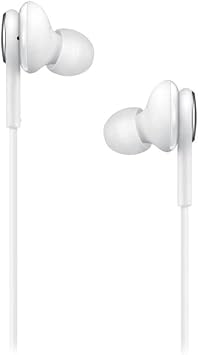 SAMSUNG AKG Earbuds Original USB Type C In-Ear Earphone Headphones with Remote & Mic for Galaxy S23 Ultra, A53 5G S22 S21 FE, S20 Note 10 10+, S10 Plus Braided - Velvet Pouch Included - White