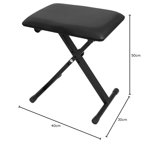 Banc de clavier réglable en hauteur CASCHA pliable - 2