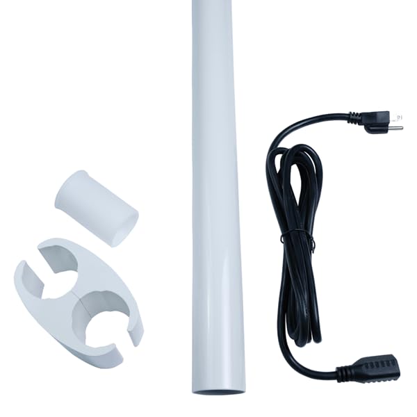 DCI 8987 Light Post Extension, 30", Ritter Bushing, Gray