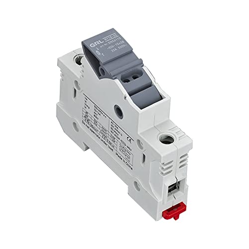 Porte-fusible 10x38 boîtier base RT18 rail DIN voyant soufflage rapide