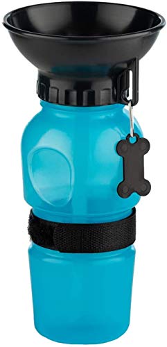 JJMax - Botella de agua de viaje para perro con boquilla para beber