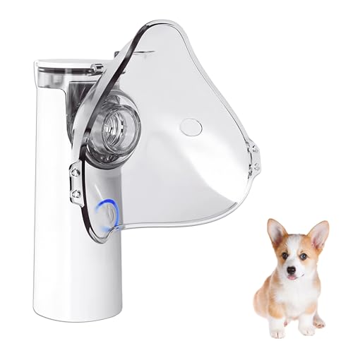 Portable Nebulizer for Veterinary Battery Powered Atomizer with Adjustable Mist Levels Self-Cleaning for Animals use