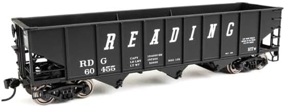 Walthers Mainline 910-56728 HO Scale 70-Ton AAR 3-Bay Open Hopper - Ready to Run - Reading #60455