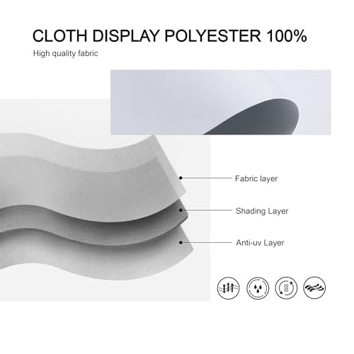 Kalysie Cordless Roller Shades 100% Blackout Blinds For Windows And Doors thumb #3