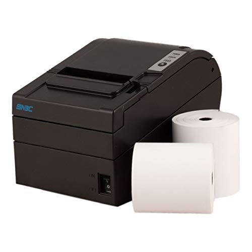 Rollos de papel térmico 80mm para impresoras POS Epson Star Samsung y Bixolon pack de 10 unidades