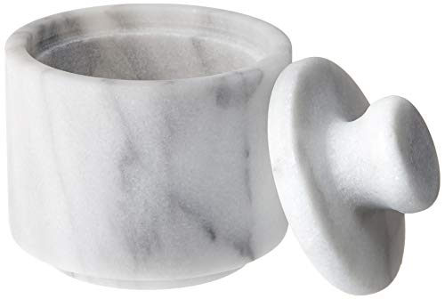 Fox Run Marble Salt Cellar, White 3" X 3" #TOP1
